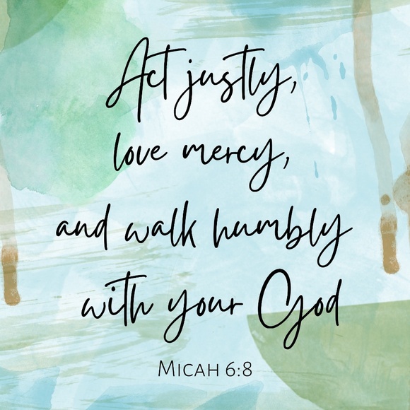 Bible Verse Beaded Bracelet - Handmade - NEW - Micah 6:8 - Picture 2 of 3